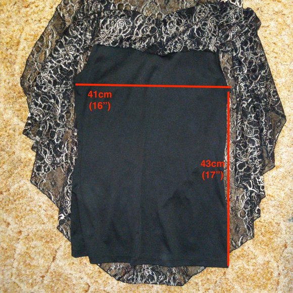 4/$20 | Initiatives Poncho Embroidered Lace Shirt Blouse with Rose Print - Picture 6 of 6